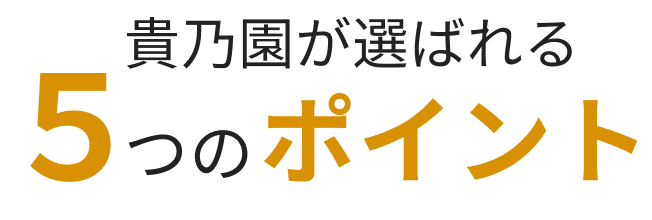 ５つのポイント